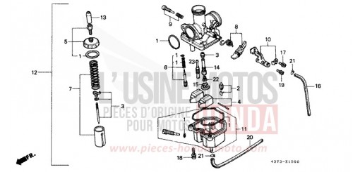CARBURATEUR XL125SB de 1981